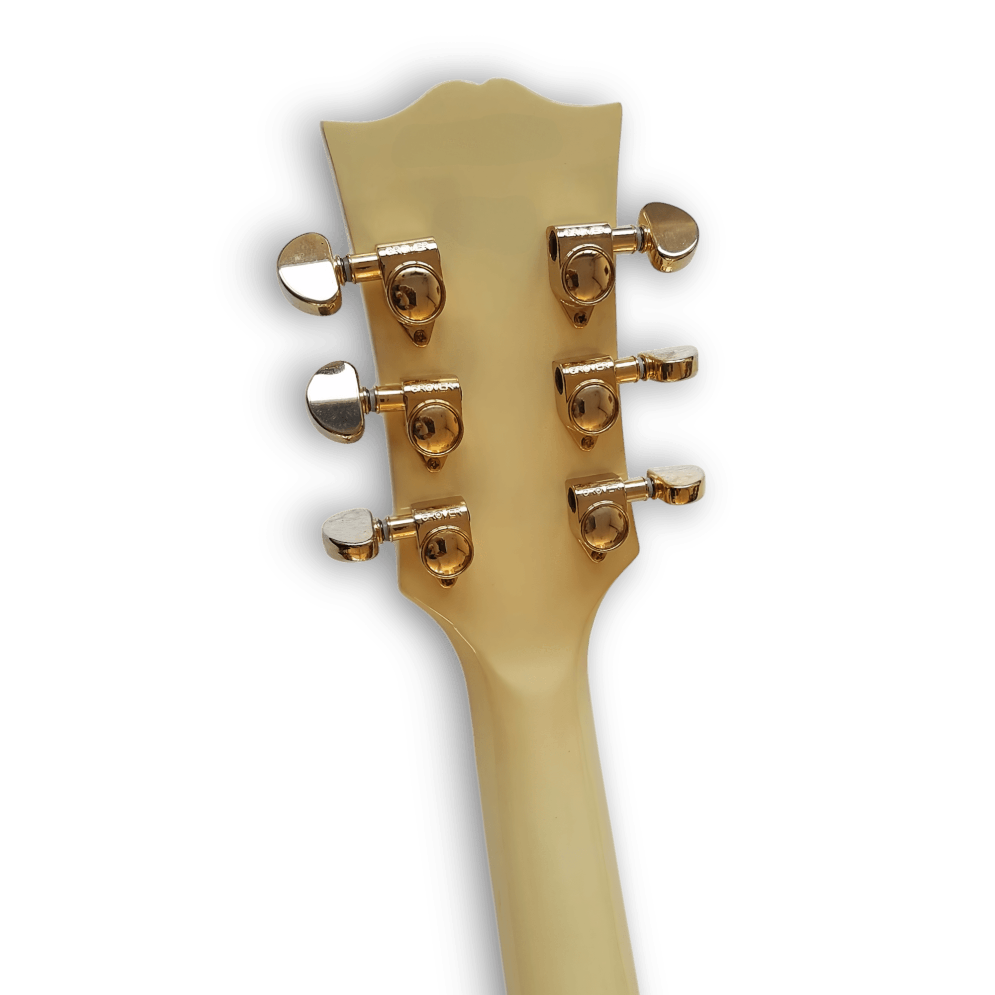 Custom Made Antique Ivory LP Style 6 Strings Electric Guitar - Image 11