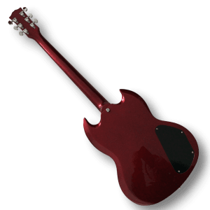 Custom Made Tony Iommi Cherry Vintage SG Style Left Handed 6 Strings Electric Guitar - Image 5