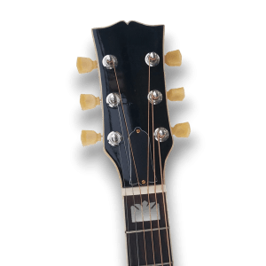 Custom Made Antique Natural Finish Left Handed J200 Style Acoustic Guitar - Image 5