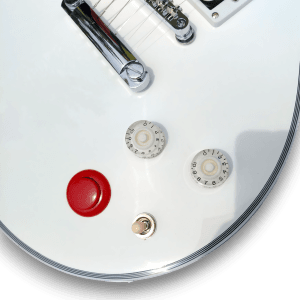 Custom Made Buckethead Alpine White Killerswitch LP Style 6 Strings Electric Guitar - Image 3