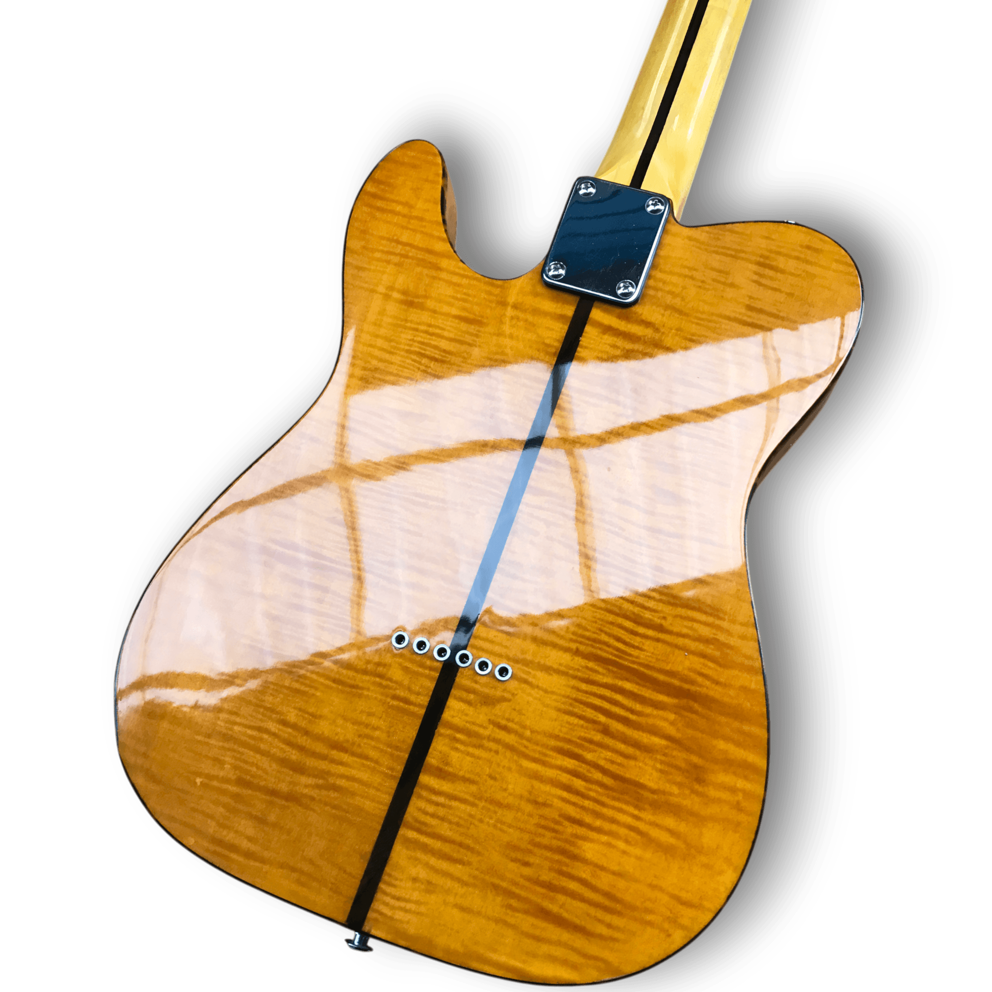 Custom Made Tele Style The Prinz Madcat Flame Maple Top 6 Strings Electric Guitar - Image 10