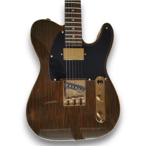 Custom Made Zebra Wood Top Tele Style 6 Strings Electric Guitar