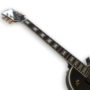 Custom Made P90 Black Beauty LP Style 6 Strings Electric Guitar - Image 6