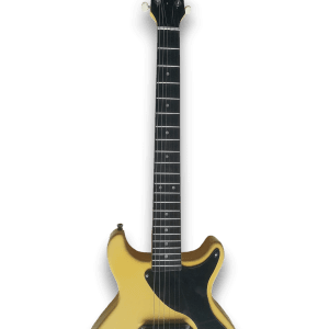 Custom Made Double Cut TV Yellow P90 Pickup LP Junior Style 6 Strings Electric Guitar - Image 5