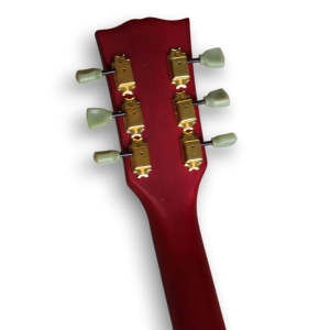 Custom Made LP Style Matt Red Finish 6 Strings Electric Guitar - Image 5