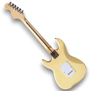 Custom Made Cream Strat Style Maple Scalloped Fretboard 6 Strings Electric Guitar - Image 7