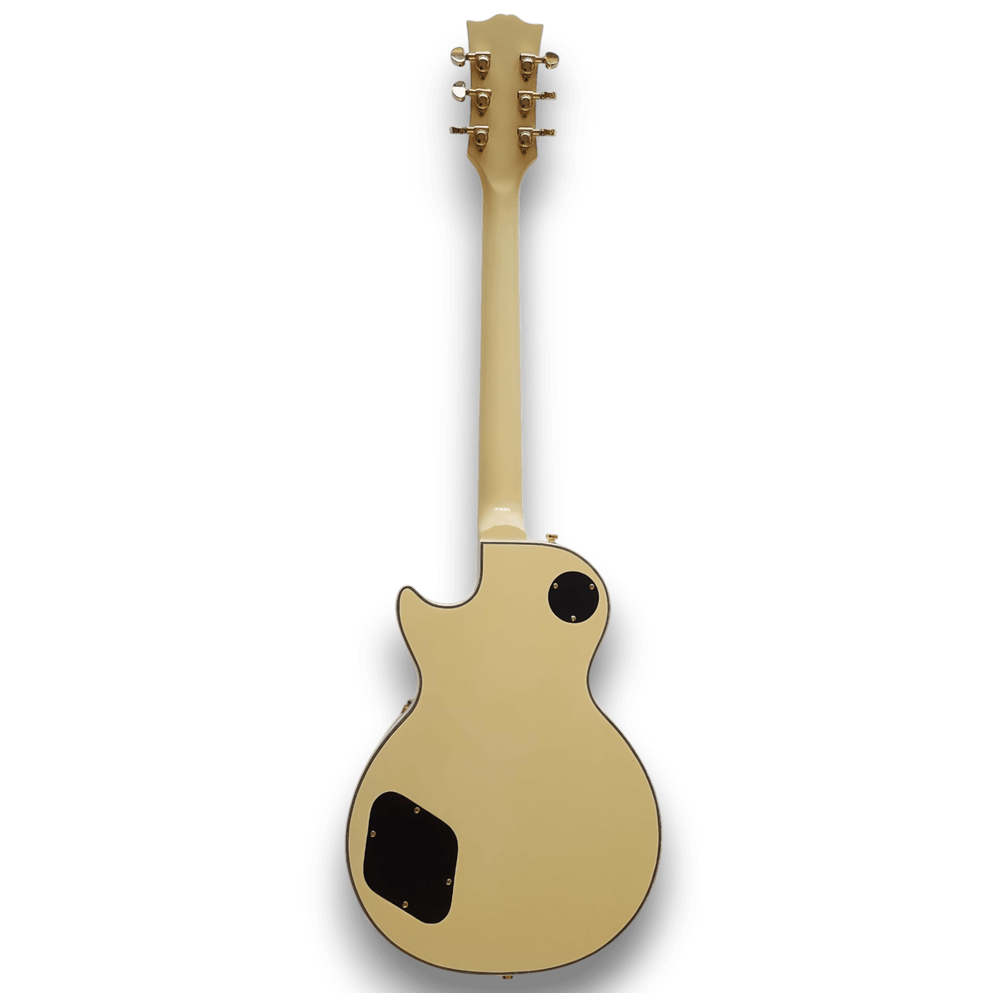 Custom Made Antique Ivory LP Style 6 Strings Electric Guitar - Image 8