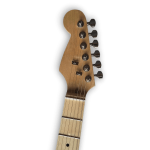 Custom Made Maple Fretboard Left Handed Black Strat Style 6 Strings Electric Guitar - Image 8