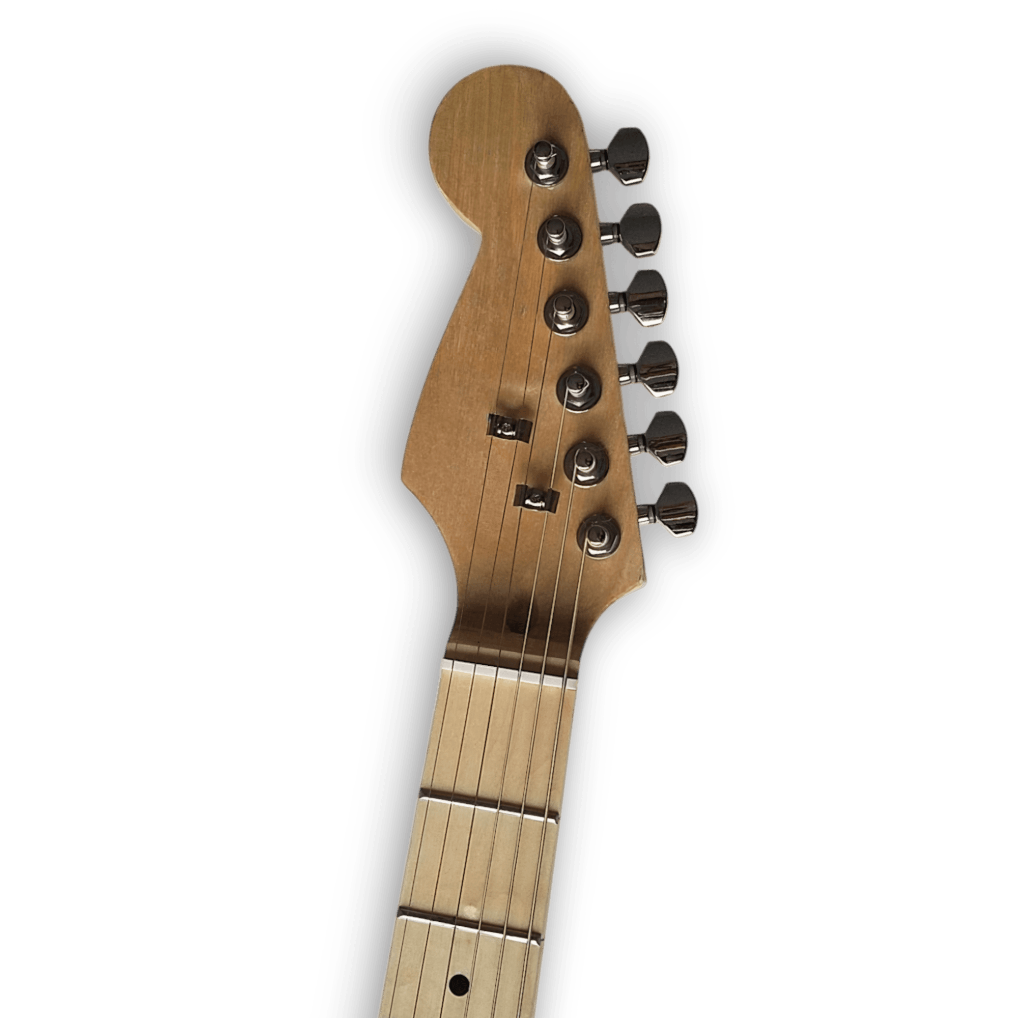 Custom Made Maple Fretboard Left Handed Black Strat Style 6 Strings Electric Guitar - Image 8