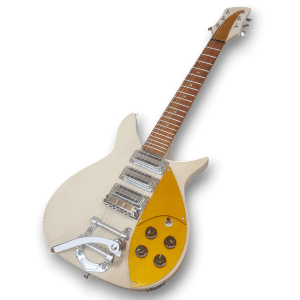 Custom Made White John Lennon 325 Style 6 Strings Electric Guitar - Image 2