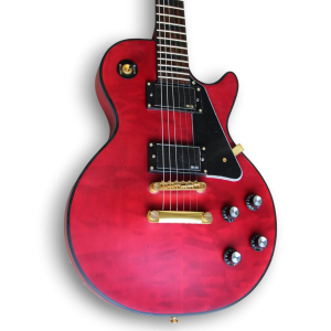 Custom Made LP Style Matt Red Finish 6 Strings Electric Guitar