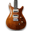 Custom Made Amber Color Flame Maple Top Style 6 StringsElectric Guitar