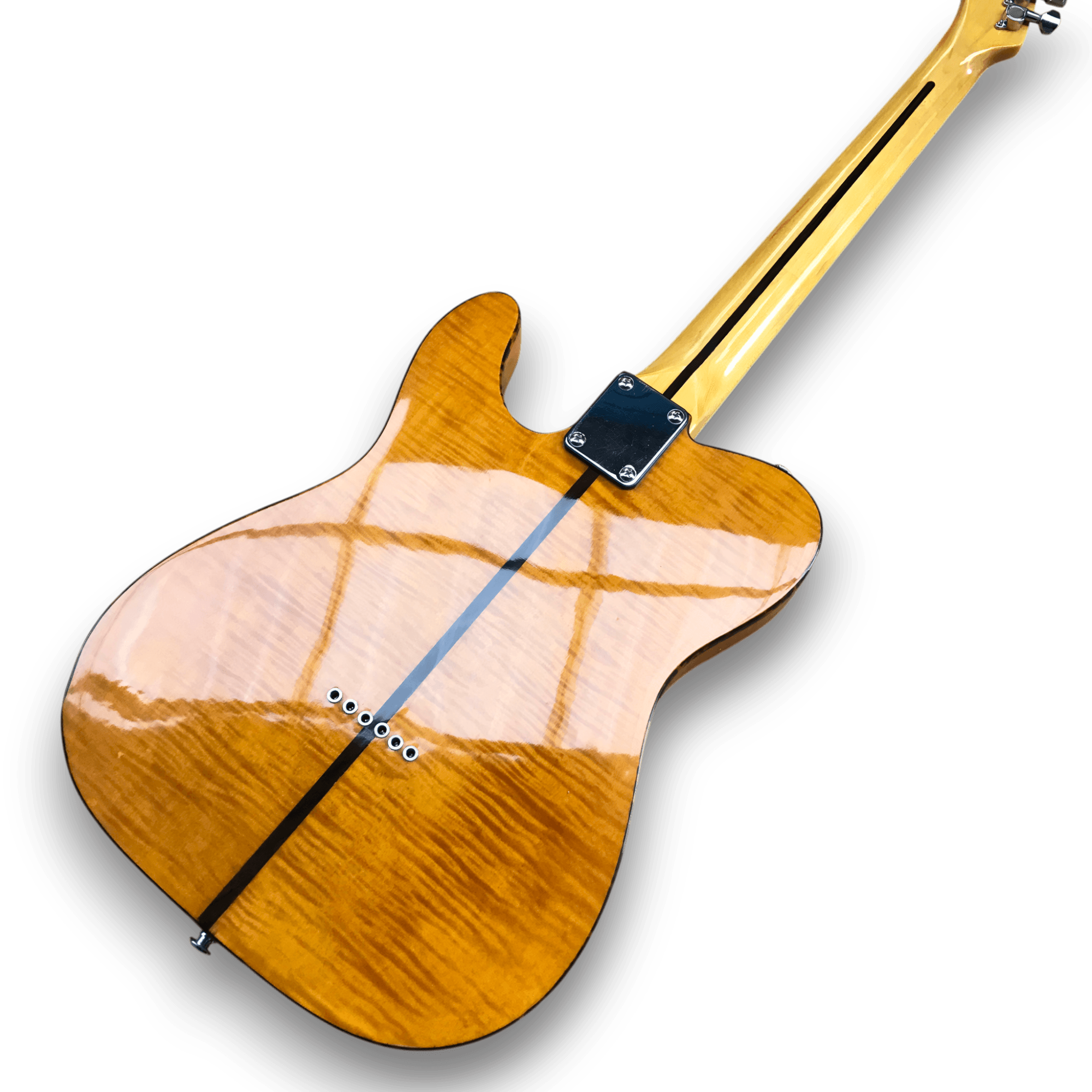 Custom Made Tele Style The Prinz Madcat Flame Maple Top 6 Strings Electric Guitar - Image 8