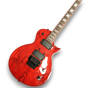 Custom Made Gary Holt Style Liquid Metal Lava Spatled Maple Top 6 Strings Electric Guitar - Image 2