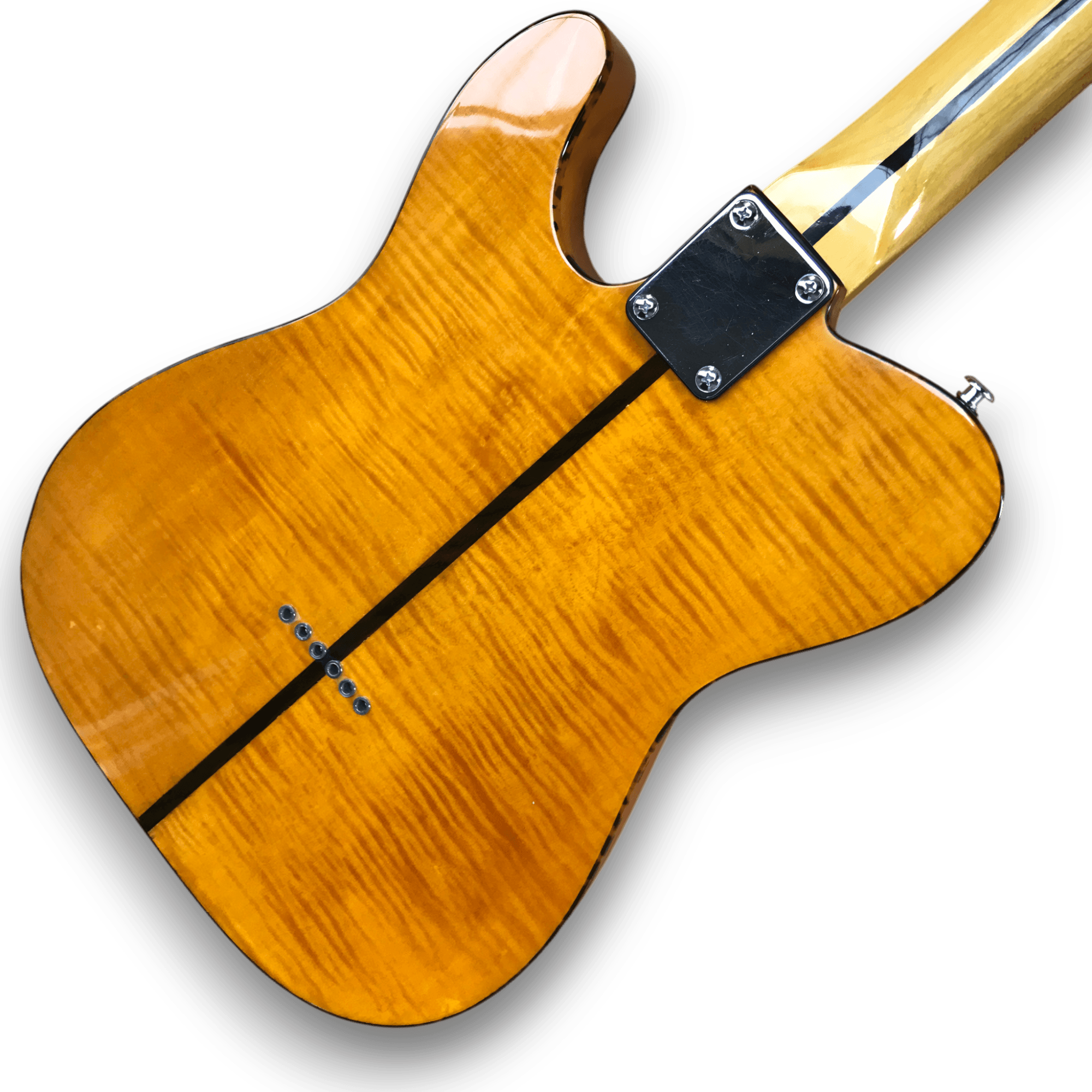Custom Made Tele Style The Prinz Madcat Flame Maple Top 6 Strings Electric Guitar - Image 11