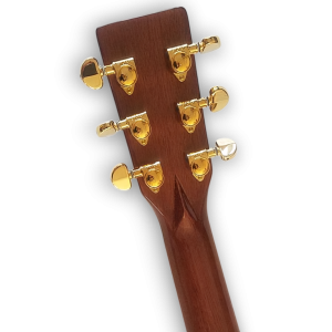 Custom Made Sunburst D45 Dreadnought Style Abalone Inlay Acoustic Guitar - Image 9