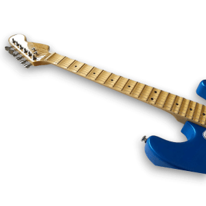 Custom Made Maple Scalloped Fretboard Blue Marlin Strat Style 6 Strings Electric Guitar - Image 6