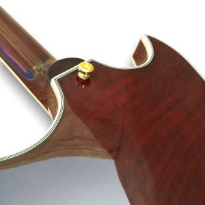 Custom Made Johnny A Style Hollowbody Blue Flame Maple Top 6 Strings Electric Guitar - Image 17