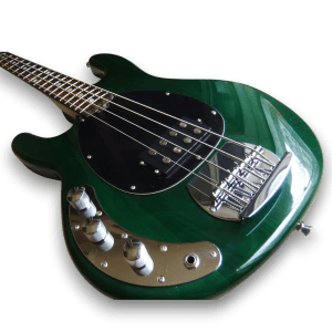 Custom Made Translucet Green Style 4 Strings Electric Bass - Image 4