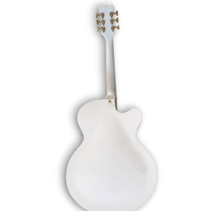 Custom Made White Hollow Body Falcon Style 6 Strings Left Handed Electric Guitar - Image 3
