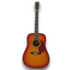 Custom Made Sunburst D45 Dreadnought Style Abalone Inlay Acoustic Guitar