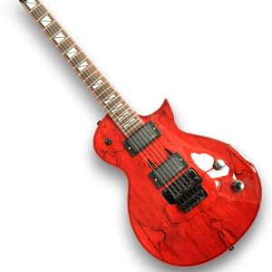 Custom Made Gary Holt Style Liquid Metal Lava Spatled Maple Top 6 Strings Electric Guitar - Image 3
