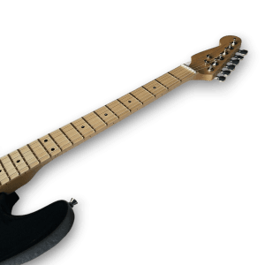 Custom Made Maple Fretboard Left Handed Black Strat Style 6 Strings Electric Guitar - Image 7