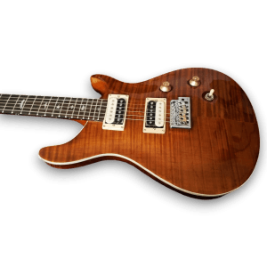 Custom Made Amber Color Flame Maple Top Style 6 StringsElectric Guitar - Image 4