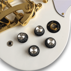Custom Made SG Antique Ivory Style 6 Strings Electric Guitar - Image 4