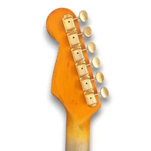 Custom Made SRV Strat Style Heavy Aged Black Relic Stevie Ray Vaughan 6 Strings Electric Guitar - Image 8