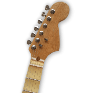 Custom Made Maple Scalloped Fretboard Blue Marlin Strat Style 6 Strings Electric Guitar - Image 8