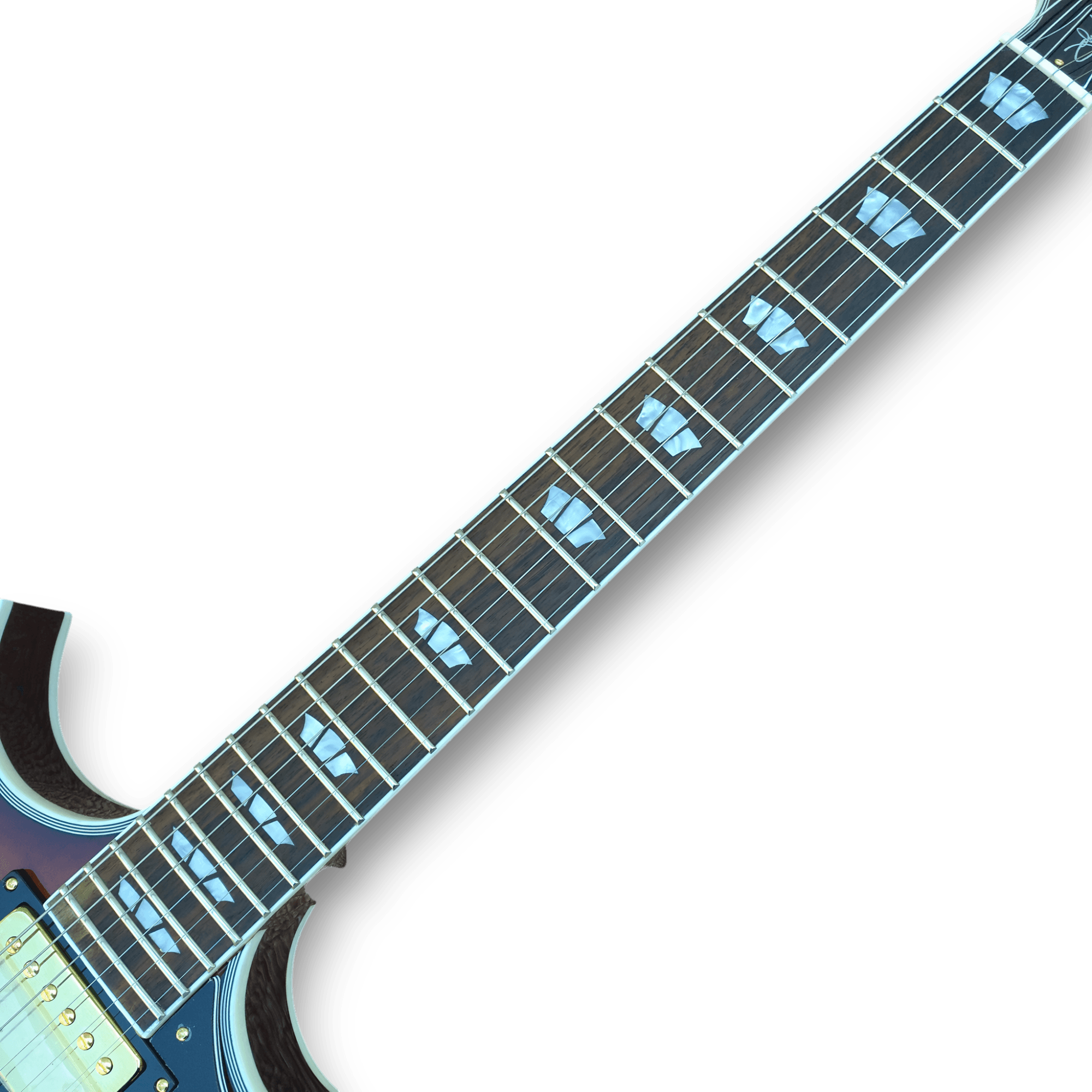 Custom Made Sunburst Hollowbody Johnny A Style Flame Maple Top 6 Strings Electric Guitar - Image 9