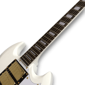 Custom Made SG Antique Ivory Style 6 Strings Electric Guitar - Image 5