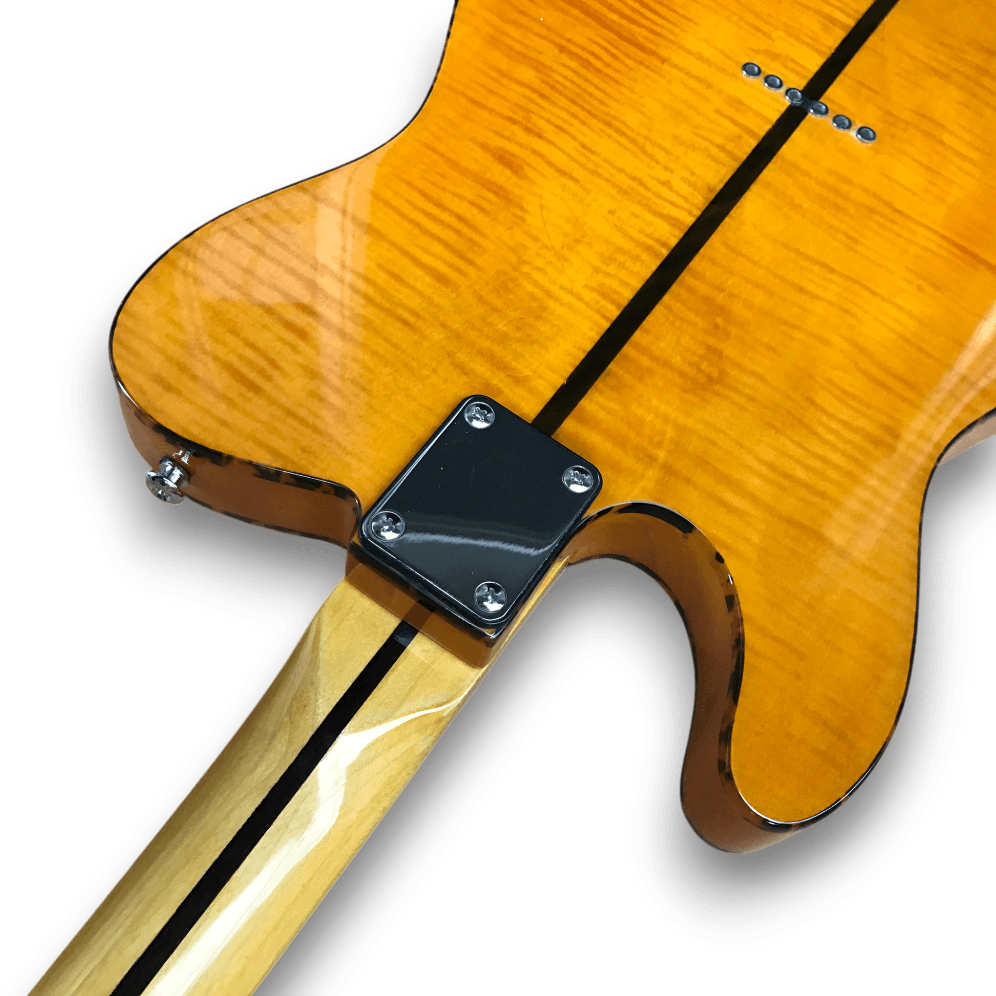 Custom Made Tele Style The Prinz Madcat Flame Maple Top 6 Strings Electric Guitar - Image 9