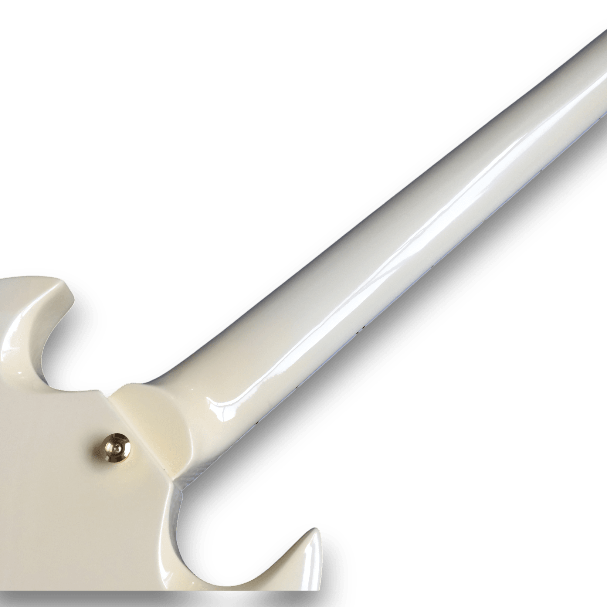 Custom Made Antique Ivory SG Style 6 Strings Electric Guitar - Image 5