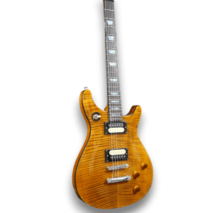 Custom Made Tak Matsumoto DC Style Flame Maple Top 6 Strings Electric Guitar - Image 2