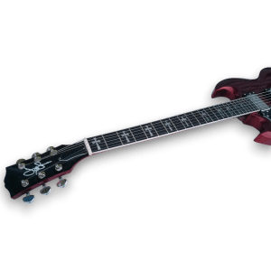 Custom Made Cherry Vintage Tony Iommi SG Style Left Handed 6 Strings Electric Guitar - Image 6