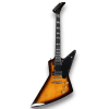 Custom Made Sunburst Flame Maple Top Explorer Style 6 Strings Electric Guitar