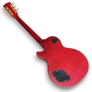 Custom Made LP Style Matt Red Finish 6 Strings Electric Guitar - Image 4