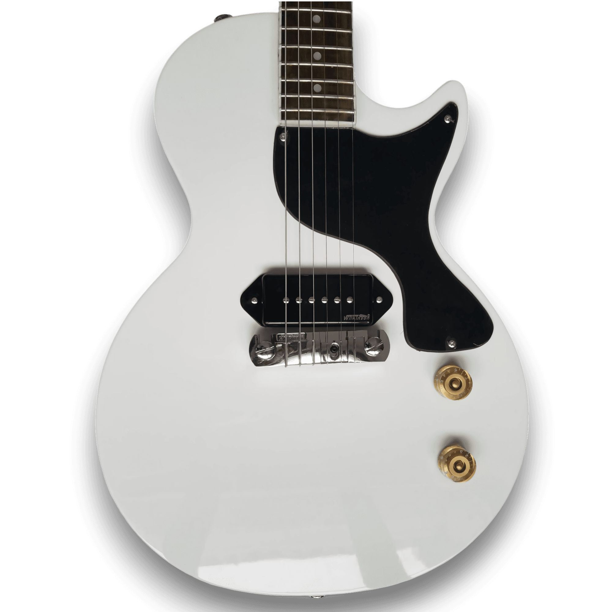 Custom Made P90 Billie Joe Armstrong Style White 6 Strings Electric Guitar