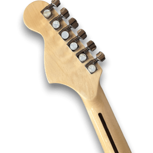 Custom Made Cream Strat Style Maple Scalloped Fretboard 6 Strings Electric Guitar - Image 9