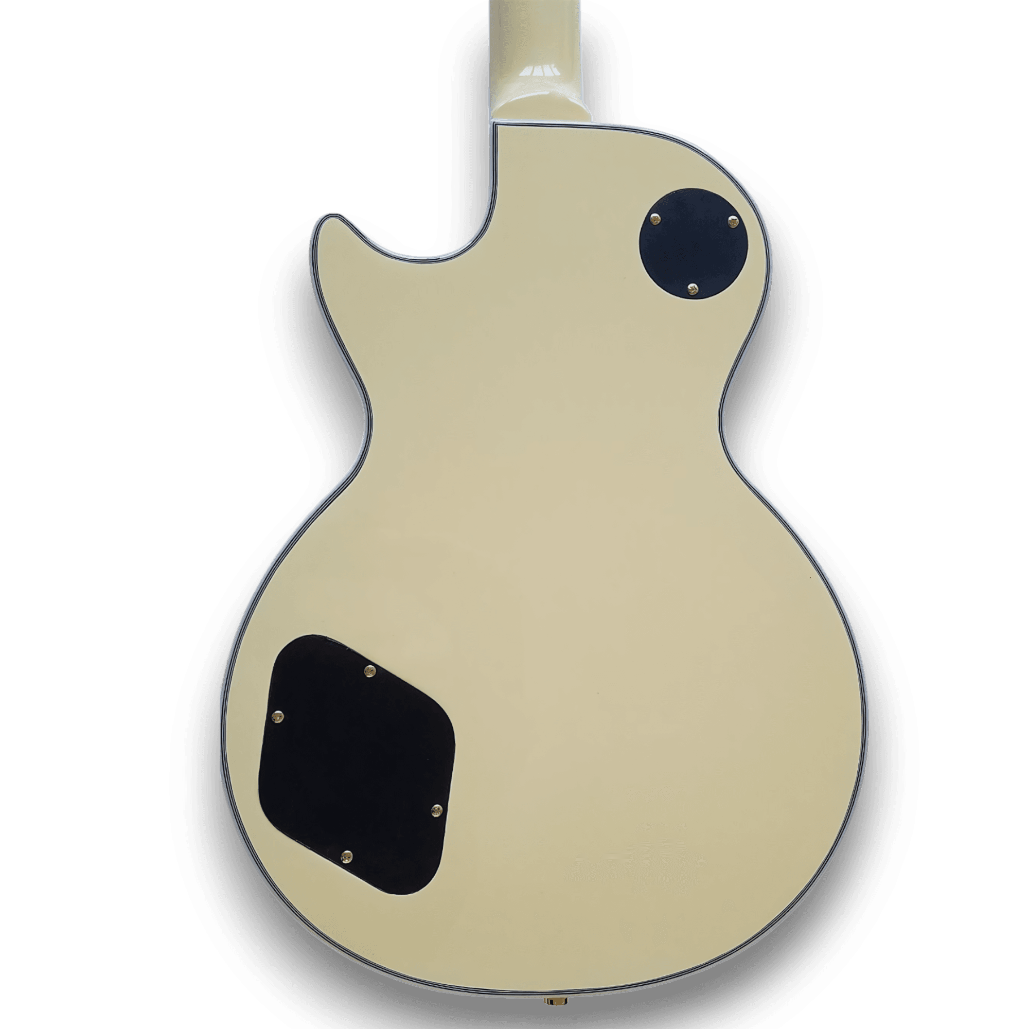 Custom Made Antique Ivory LP Style 6 Strings Electric Guitar - Image 9