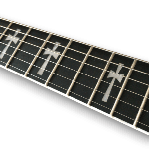 Custom Made Tony Iommi Cherry Vintage SG Style Left Handed 6 Strings Electric Guitar - Image 3