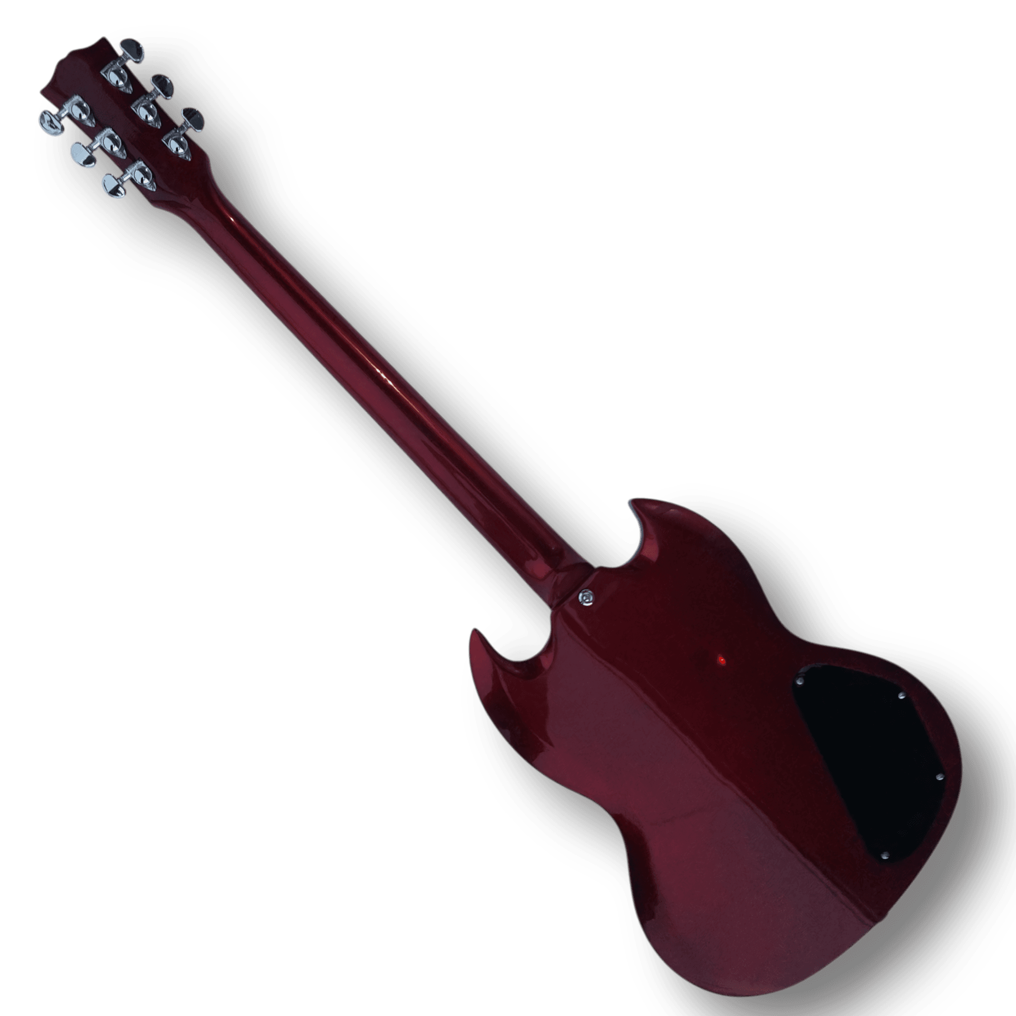 Custom Made Cherry Vintage Tony Iommi SG Style Left Handed 6 Strings Electric Guitar - Image 7