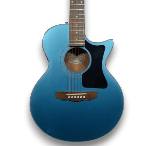 Custom Made Songbird Pelham Blue BG Barry Gibb Style Acoustic Guitar - Image 2