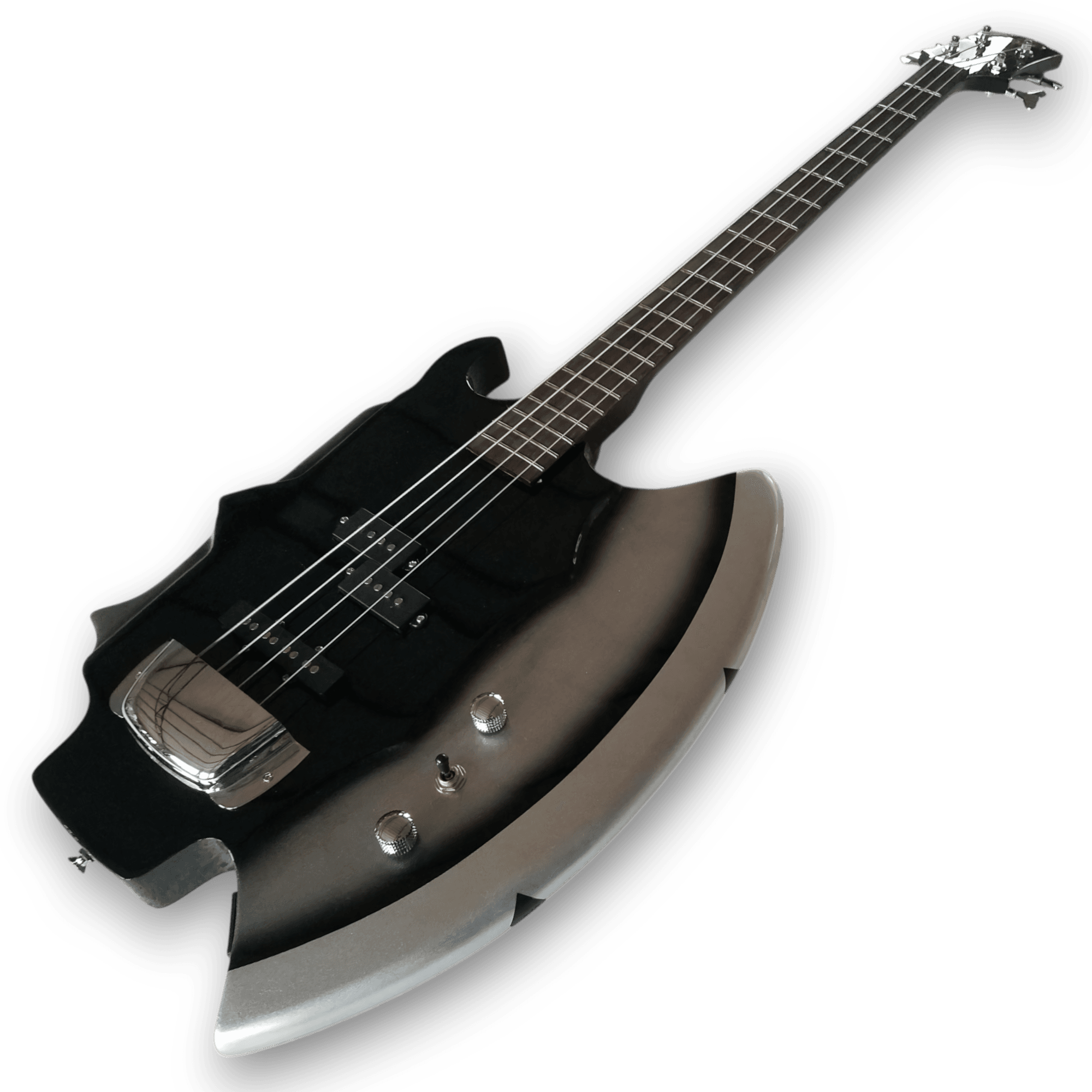 Custom Made Gene Simmons AXE Style 4 Strings Electric Bass - Image 3