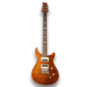 Custom Made Amber Color Flame Maple Top Style 6 StringsElectric Guitar - Image 2