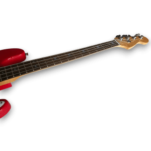Custom Made Red Mark Hoppus White Pearloid Pickguard Jazz Style 4 Strings Electric Bass - Image 6