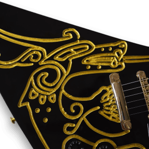 Custom Made Explorer Amon Amarth Olavi Mikkonen Style 6 Strings Electric Guitar - Image 5