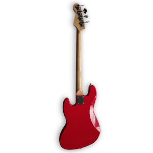 Custom Made Red Mark Hoppus White Pearloid Pickguard Jazz Style 4 Strings Electric Bass - Image 9